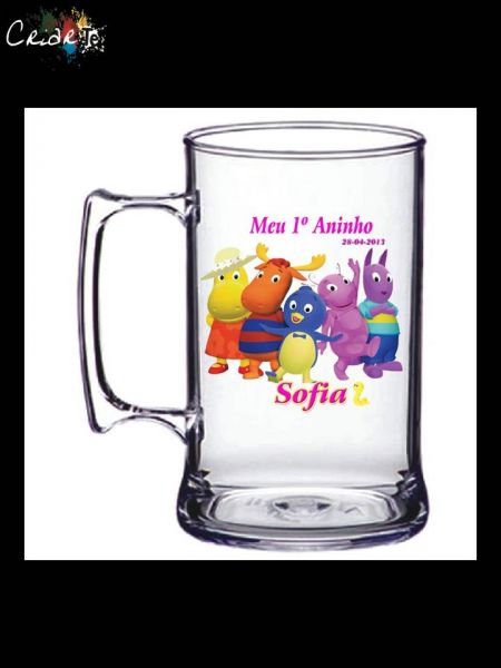 Caneca de Acrílico 500 ml - Adesivo