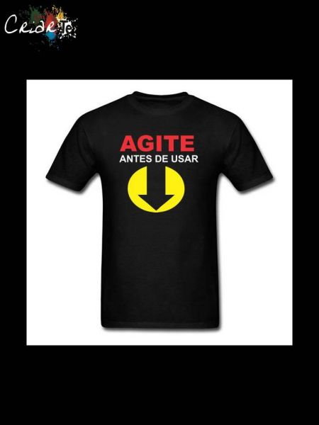 Camiseta Agite Antes de Usar